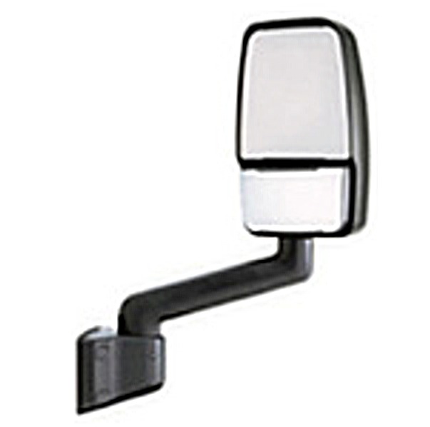 Motorhome Mirror Passenger Side 14 Inch Arm White Velvac 714796