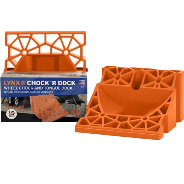 Chock R Dock Wheel Chock W/Built To, Tri-Lynx 00030