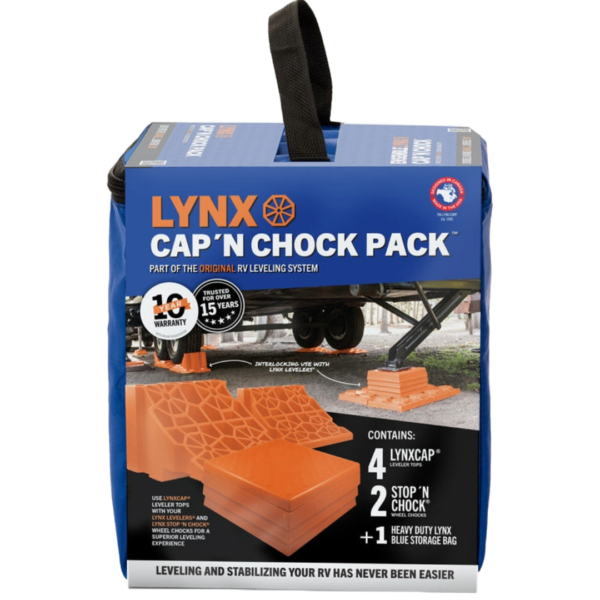 Trailer Leveling Kit Cap 'N Chock Pack, Tri-Lynx 00071