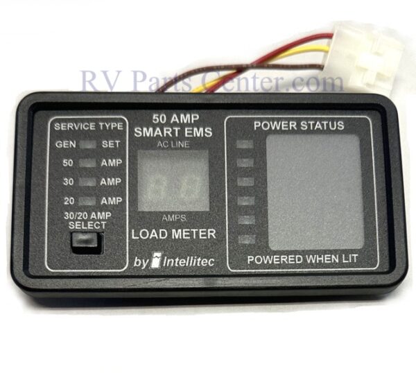 50 Amp EMS Monitor Panel, Intellitec 00-00903-150