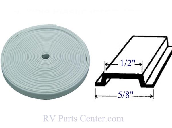 5/8 inch x 25 foot Flexible Insert White, AP Products 011-370