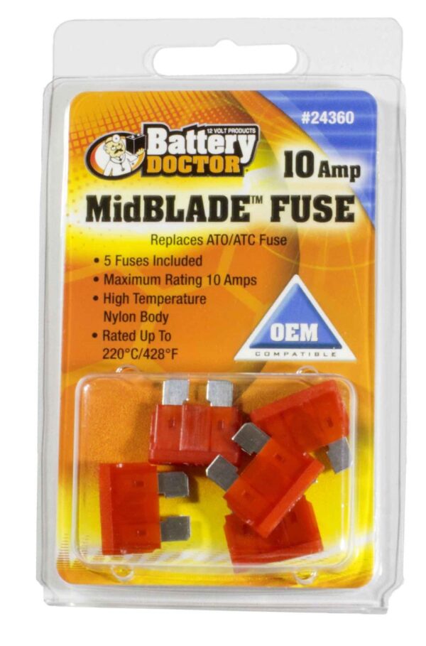 10 Amp Fuse, Wirthco, 24360