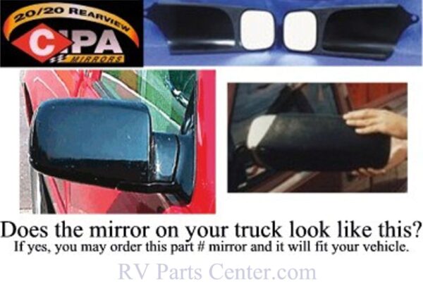 Cipa Trailer Towing Mirror Right Side, Cipa 10202