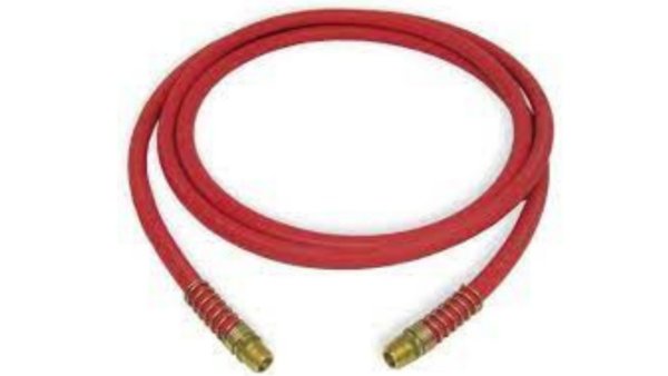 Rubber Air Line Hose 12' Red, Velvac 140134