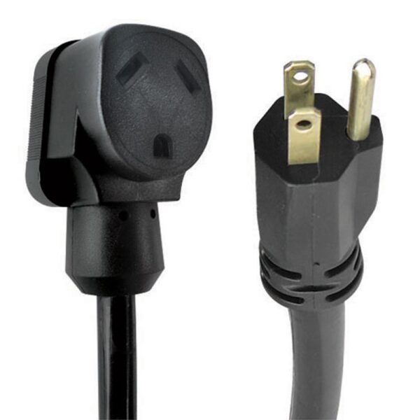 15 Amp Power Cord Adapter Black, AP Products 16-00552