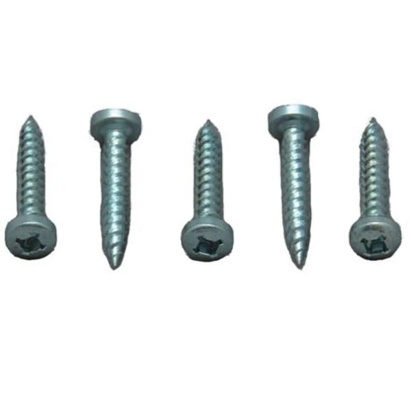 Zinc Plated Pan Head/Square Screw No 8 x 2 in 50/Pk, AP Products 12PSQ508X2