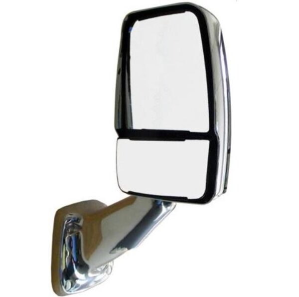 RV Motorhome Mirror, 2025 System, Chrome, Passenger Side, Deluxe Head, Camera, Velvac 717426