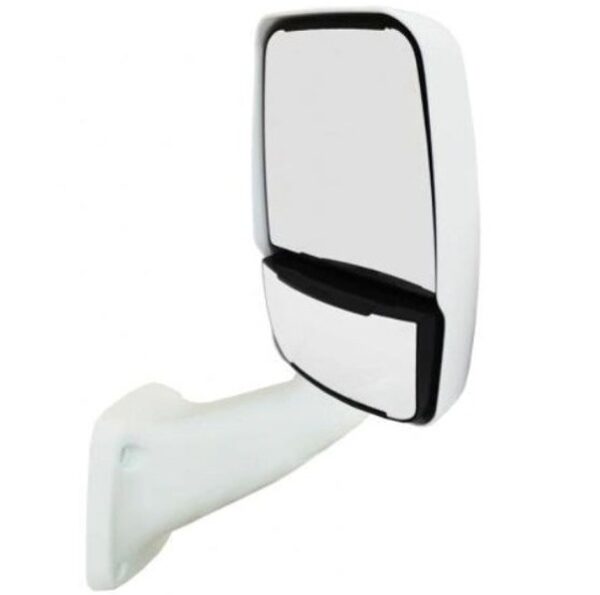 RV Motorhome Mirror, 2025 Passenger Side, White, Deluxe Head, Velvac 714188