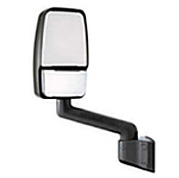 RV Motorhome Mirror, Driver Side, White, 14 inch Arm, Velvac 714933