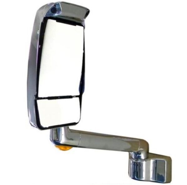 RV Motorhome Mirror, Driver Side, Head and Arm Assembly Only, 2030 Chrome, Camera, 14 Inch Lighted Arm, Velvac 719505-1