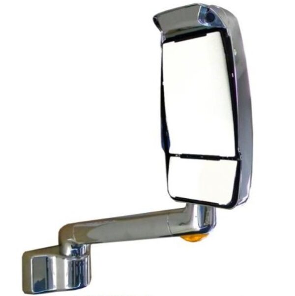 RV Motorhome Mirror, Passenger Side 2030, Camera,Chrome, 14 Inch Lighted Arm, Velvac 717350-1