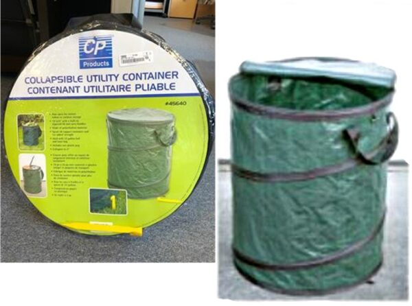 Camping Collapsable Trash Can, CP Products 45640