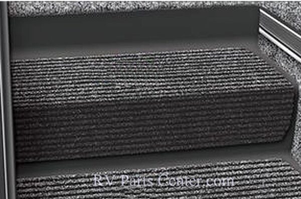 23.5 x 13.5 RV Stair Rug - Black Granite, Prest-O-Fit 5-0070