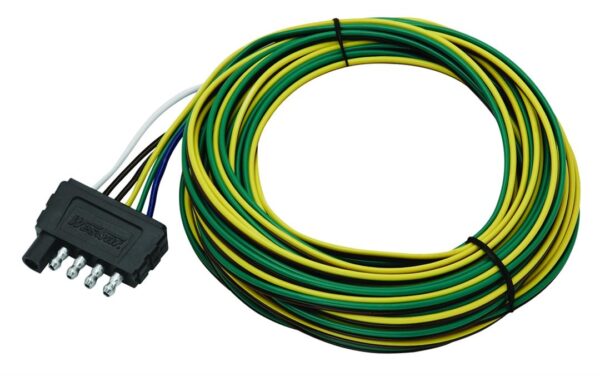 5-Way Flat Trailer Wiring Connector, Wesbar, 707283