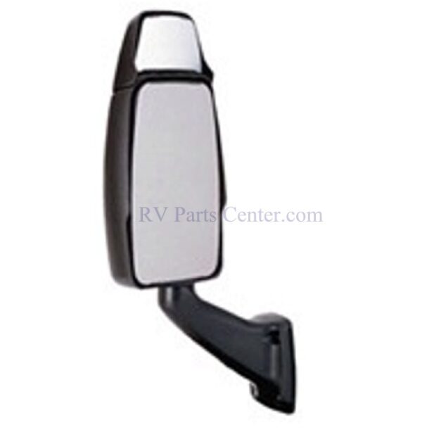 RV Motorhome Mirror, Driver Side, Black, Velvac 713811