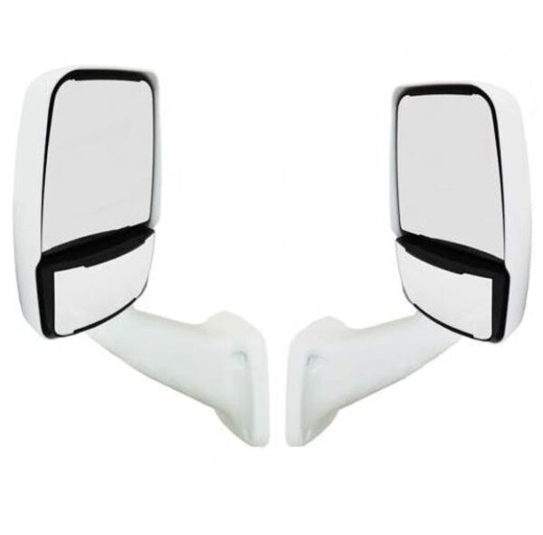 714182 Velvac Non-Powered RV Mirror Set in White