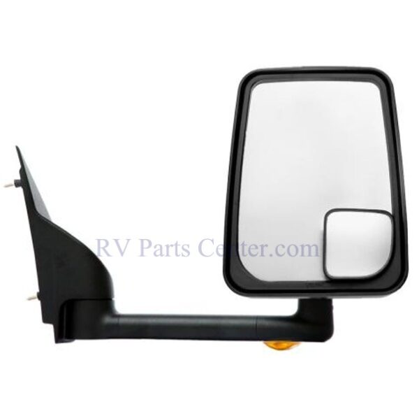 RV Mirror, Passenger Side, 14.5 inch Arm, Electric w/TS, Black, Velvac 714570