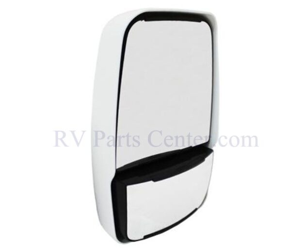 Deluxe Mirror Head in White, ELECTRIC, Driver Side, Velvac 714589