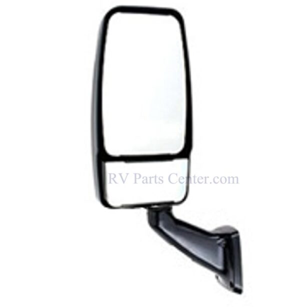 RV Motorhome Mirror, Driver Side, Chrome/Black, Velvac 716079