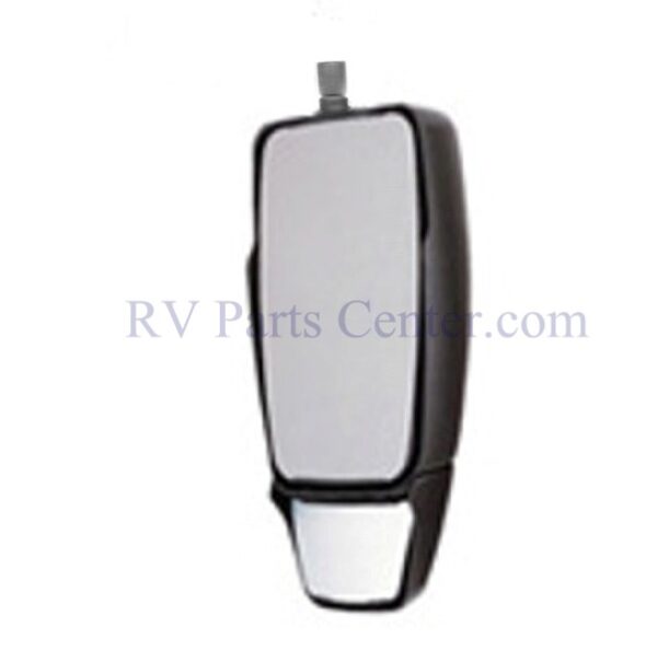 Full Flat Mirror Head in Black, Passenger Side Inverted, Velvac 715138