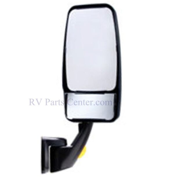 RV Motorhome Mirror, Passenger Side, Chrome/Black, Velvac 715638