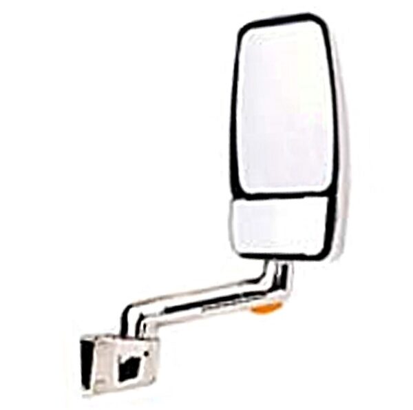 RV Motorhome Mirror, Passenger Side, Chrome, 17 inch Arm, Velvac 716222-1