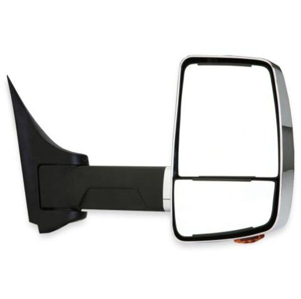 RV Mirror, Passenger Side, Electric, Black/Chrome, 2020XG, Velvac 718448