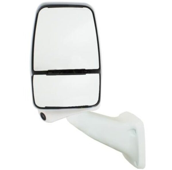 RV Motorhome Mirror, 2025 Driver Side, Deluxe Head, Camera,White, Velvac 717333