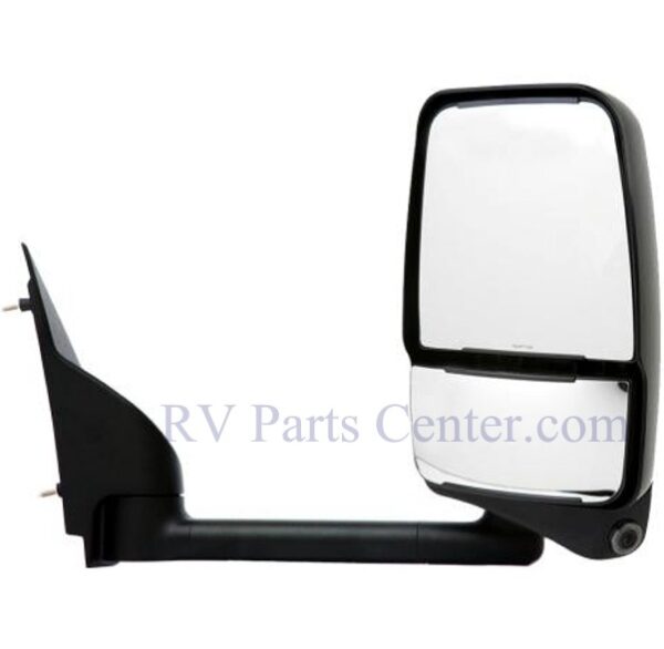 RV Mirror, Passenger Side, 13 inch Arm, Mini-Lem, Black, Velvac 719312