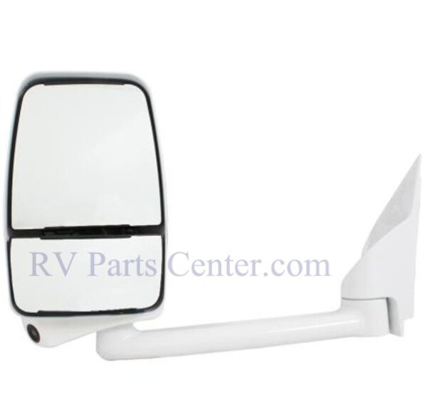 RV Mirror, Driver Side with 13 inch Arm, Electric, Camera, White Velvac 719321