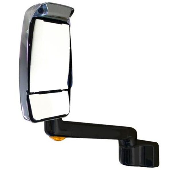 Driver Side RV Mirror, Chrome with Camera, 17 in Arm, Velvac 719893