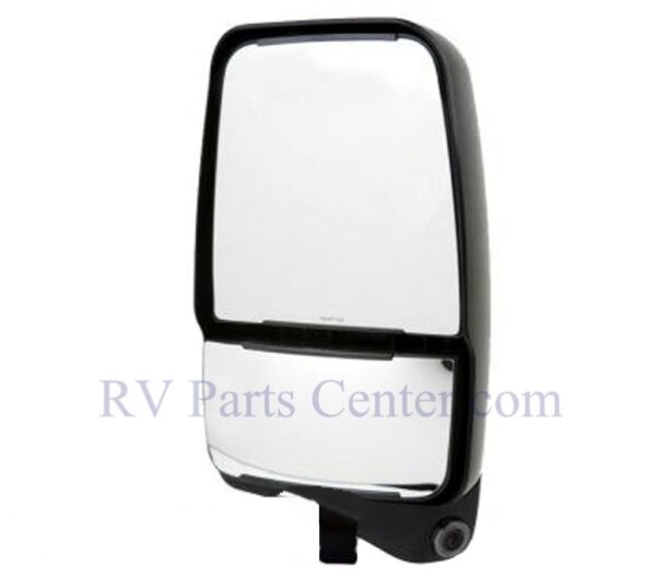 Deluxe Mirror Head in Black, HCamera, Passenger Side, Velvac 719926