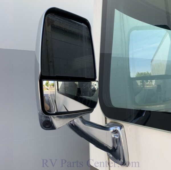 Motorhome Mirror w/ Camera, Driver Side, Chrome, Velvac 719937