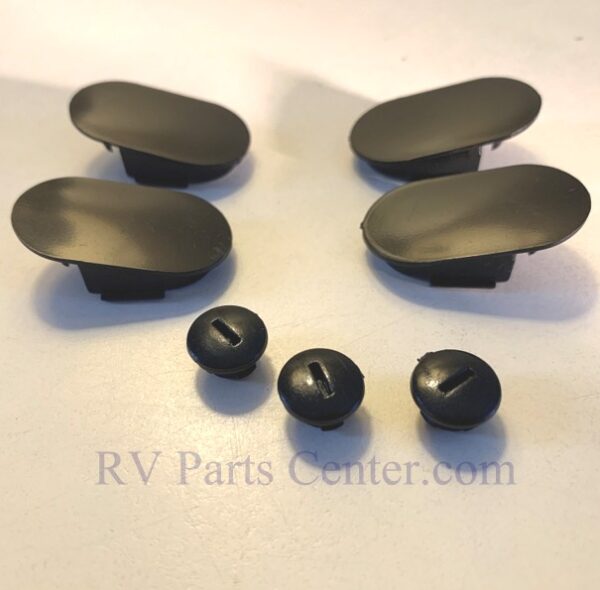 Mounting Screw Caps for Model 2030, Black, Velvac 748344