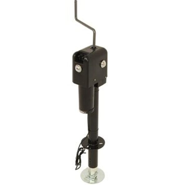 Power Trailer Tongue Jack 2500 Lb Black, Suspension Pro 81199