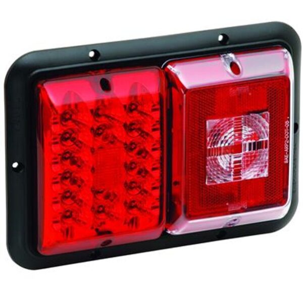 Bargman 84 Series LED Tail Light Double Horizontal 48-84-008, Bargman 48-84-008