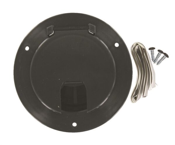 Black Electrical Cord Hatch, Valterra, A10-2135BKVP