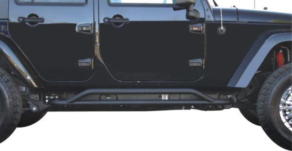 Black Rocker Panel Guard, TrailFX, J005