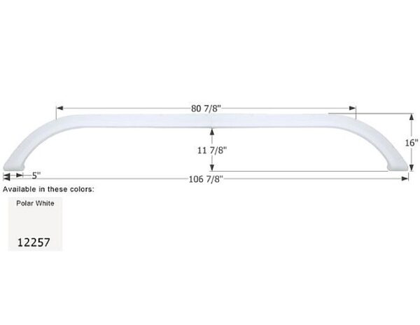 Carriage Triple Axle Fender Skirt, Icon FS2257