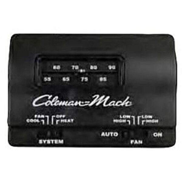 Wall Thermostat Analog Heat/Cool - Black, Coleman  7330F3852