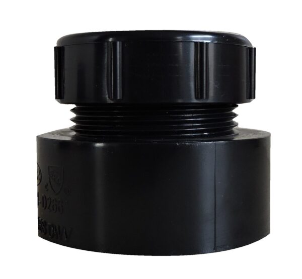 1-1/2 Inch Trap Adapter, Slip Joint x Hub, Valterra D50-3383