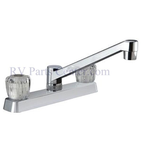 Two Handle RV Kitchen Faucet, Dura Faucet DF-PK600A-CP