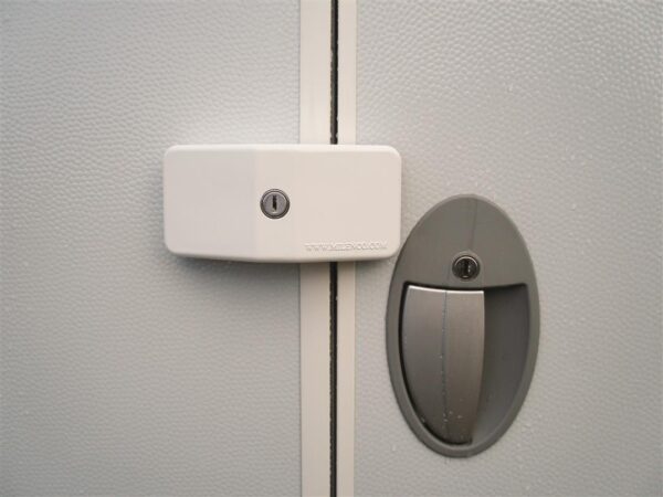 Entry Door Lock White, Milenco America 2042