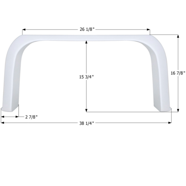 Coachmen Shasta Single Fender Skirt, Icon FS1710