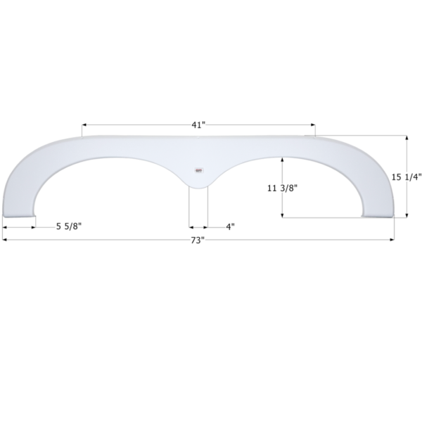 Keystone 5th Wheel Travel Trailer Fender Skirt, Icon FS1715