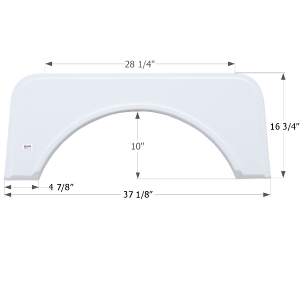 Kit Single Fender Skirt, Icon FS1730