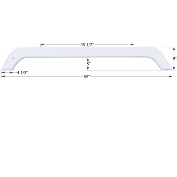 R-Vision 5th Wheel Travel Trailer Fender Skirt, Icon FS1739