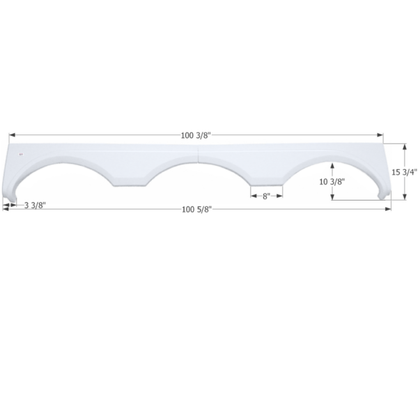 Gulf Stream Triple Axle Fender Skirt, Icon FS1753