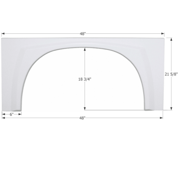 Gulf Stream Class A Single Fender Skirt, Icon FS1764