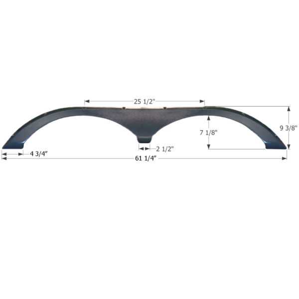 Fleetwood 5th Wheel Travel Trailer Fender Skirt, Icon FS1771